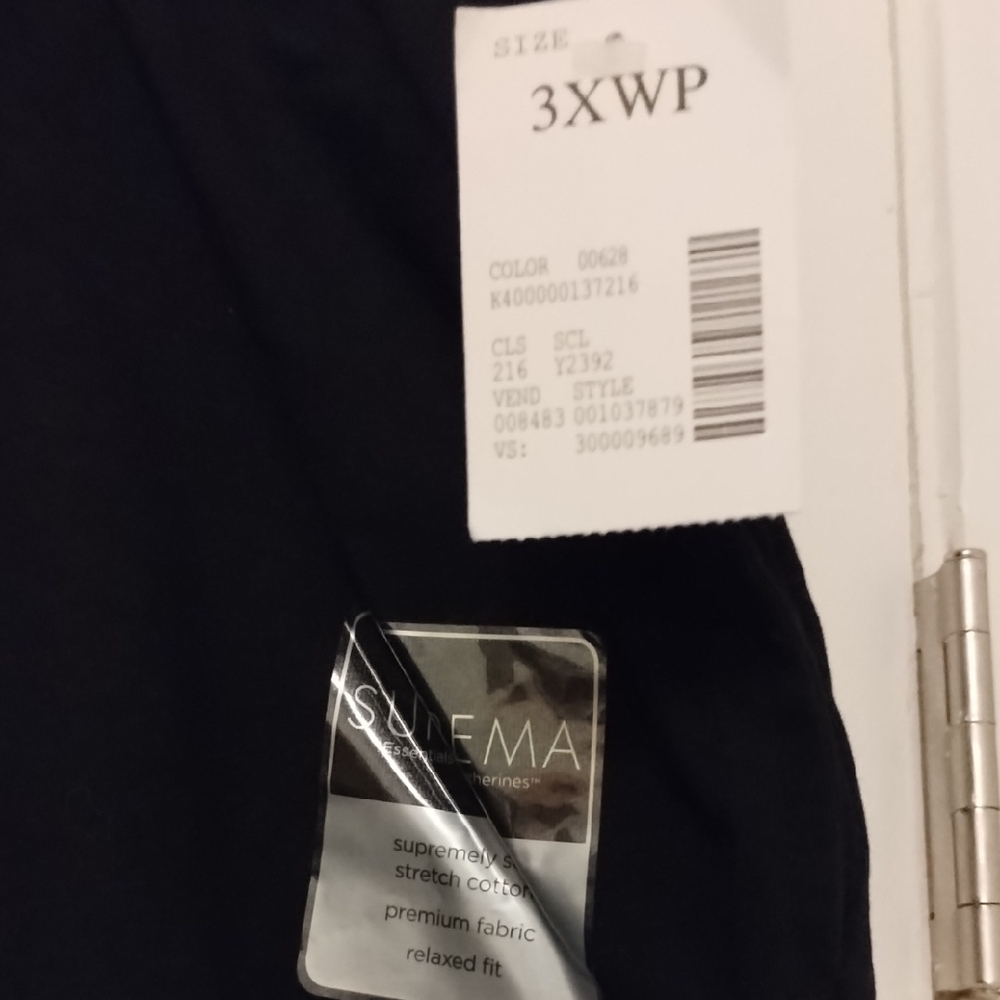 Catherines Black Pants 3x Petite listing F - Picture 2 of 3